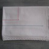 Old embroidered children's sheet: 200x150cm