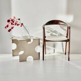 Puzzle - table basse sculpturale en acier inoxydable par Veliento