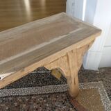 Recycled teak bench