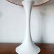 Lampe tulipe, abat-jour oiseaux orange, 1970