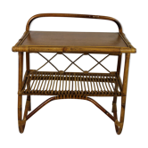 Rattan bedside table