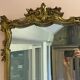 Miroir de style baroque, bois et stuc