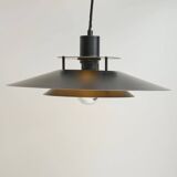 Bicolour white and black hanging lamp