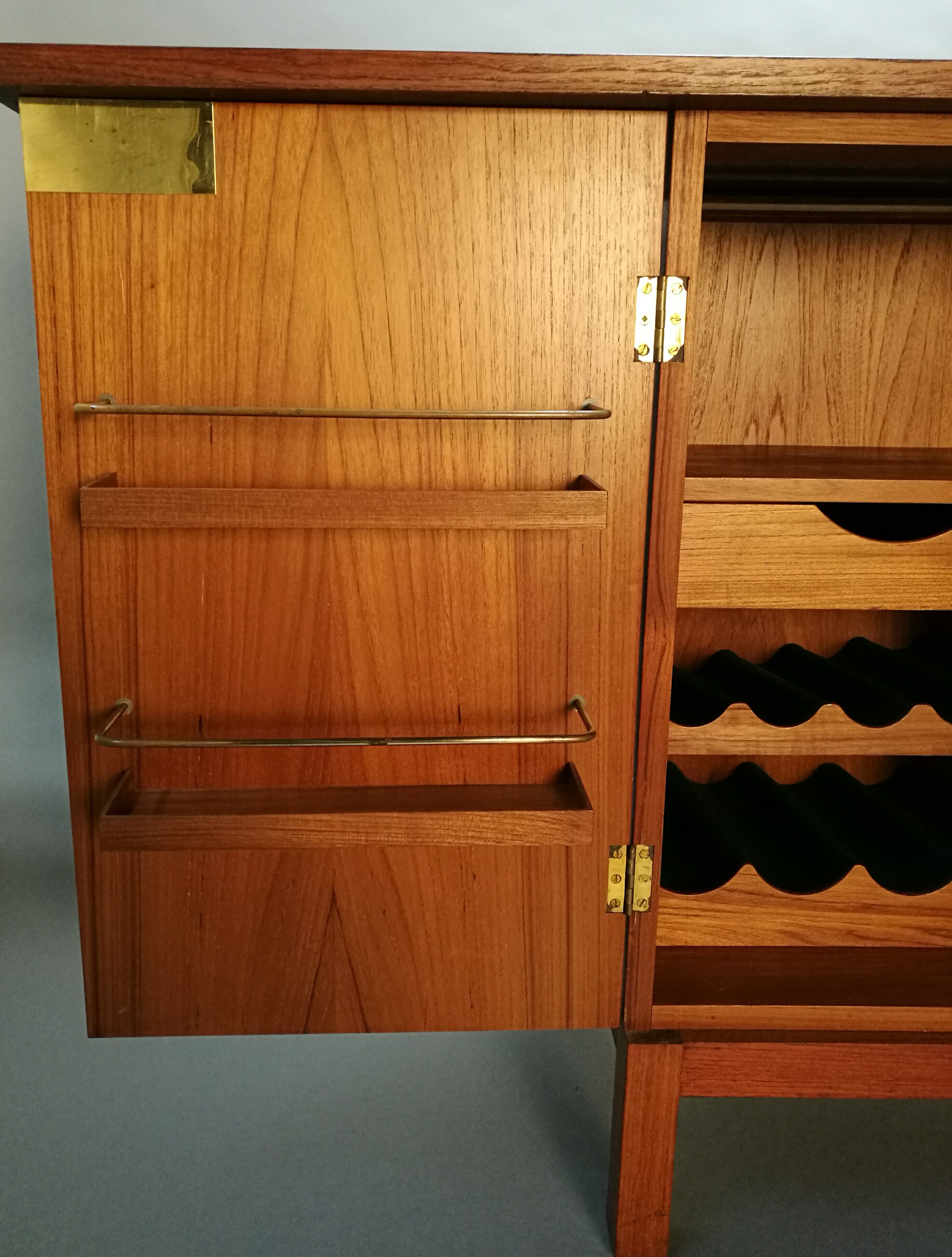 Bar cabinet teak by Torbjörn Afdal for  Brusksbo 1960s