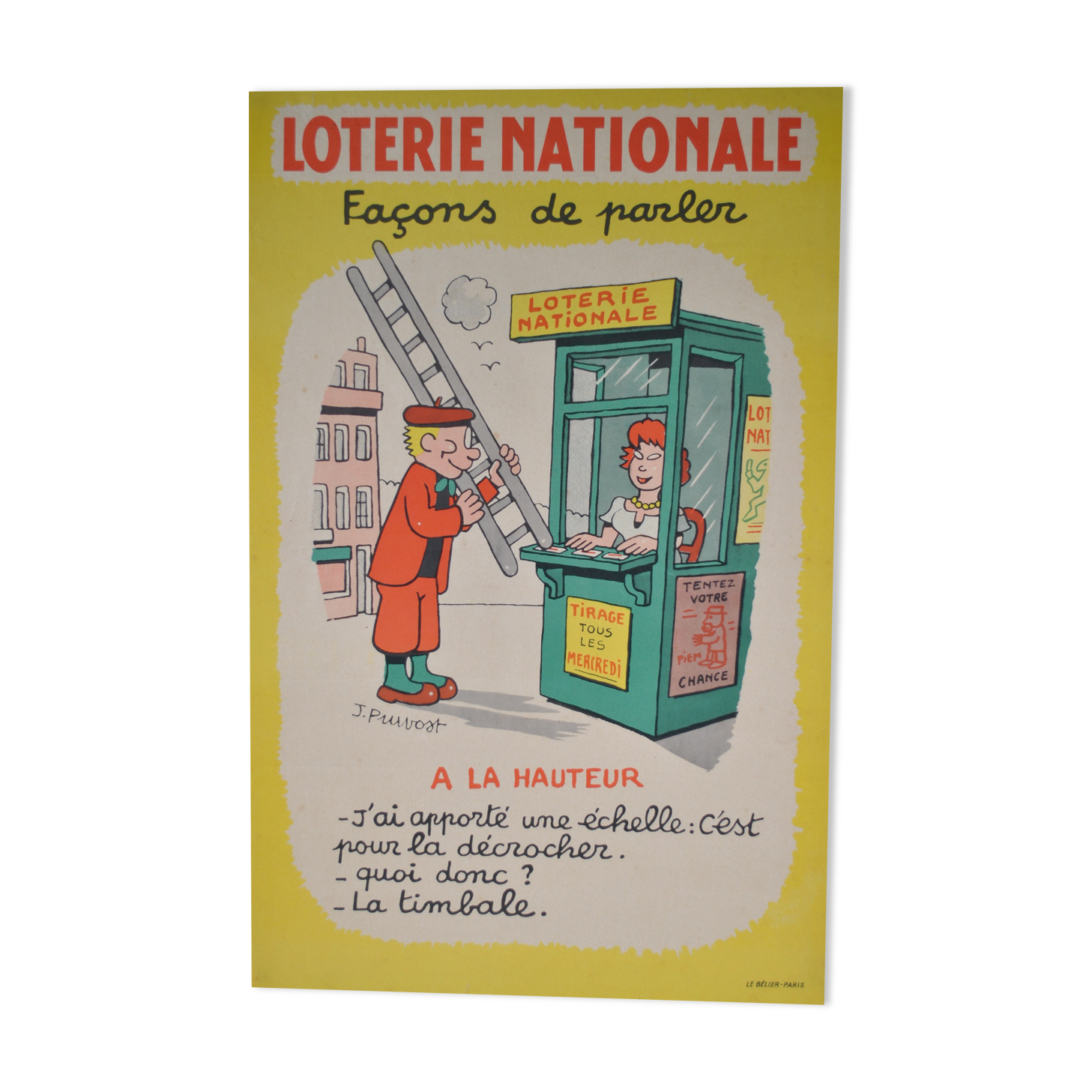 Poster National Lottery year 50