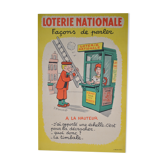 Poster National Lottery year 50