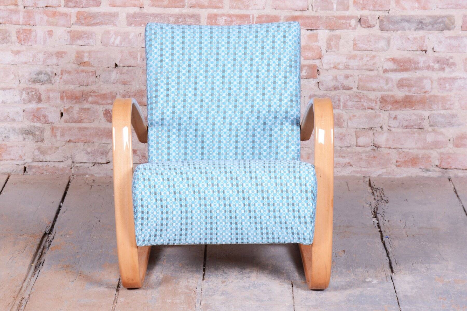 Czech Art Deco H-269 Armchair by J. Halabala for Up Závody, 1930s