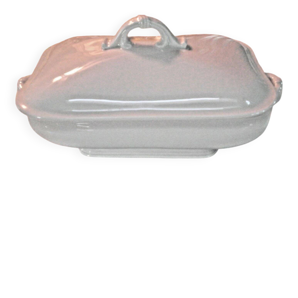 Soupière blanche rare haviland & co limoges h & co l couvercle et poignées