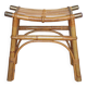 Vintage bamboo stool or bamboo luggage rack, ottoman
