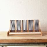 Vintage record holder for 50 vinyls - 1960s