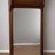 Very large trumeau mirror from the Art Nouveau period in mahogany / h 196cm