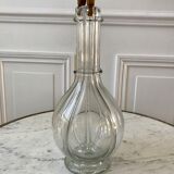 Liquor decanter with molded glass compartments early XXth