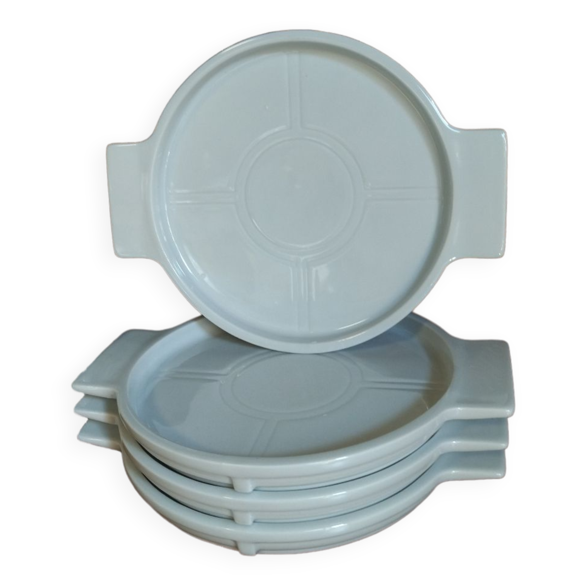 Flat and dessert plates - Kristian Gavoill for Apilco