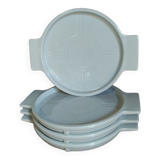 Flat and dessert plates - Kristian Gavoill for Apilco