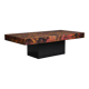 Table basse vintage en cuivre de Bernhard Rohne, années 1970