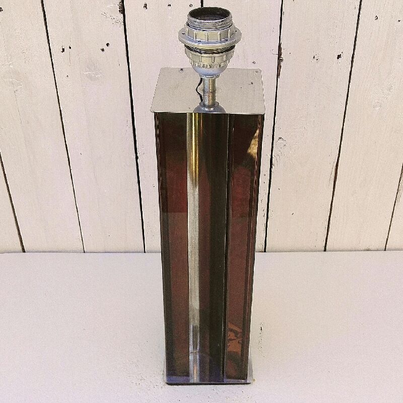 70's design plexiglass lamp foot