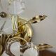 Set of Murano flower wall sconces