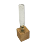 Soliflore gravé en verre