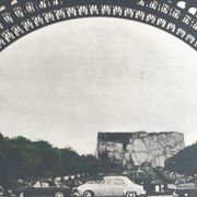 Original lithograph signed by CHRISTO, Wrapping of the Ecole Militaire, 1970