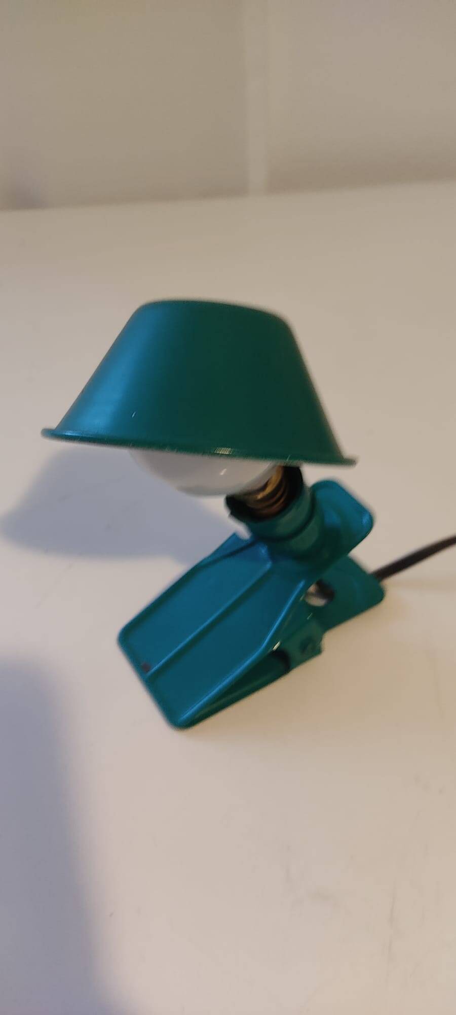 Vintage mushroom clip lamp from the 70s