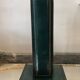 Green leather lamp base circa 1960