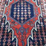 Tapis vintage noué main 1960, 135 cm x 208 cm