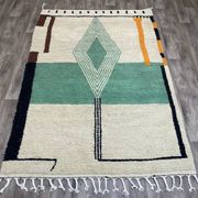 Handmade wool rug 3*2m Moroccan