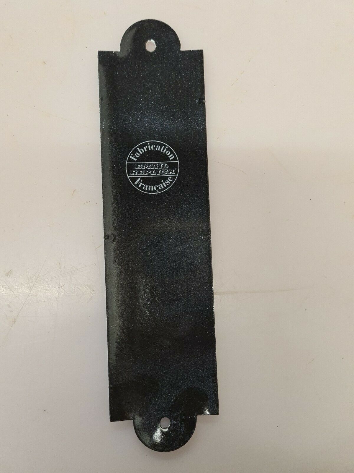 Enamelled plate beer st nicolas