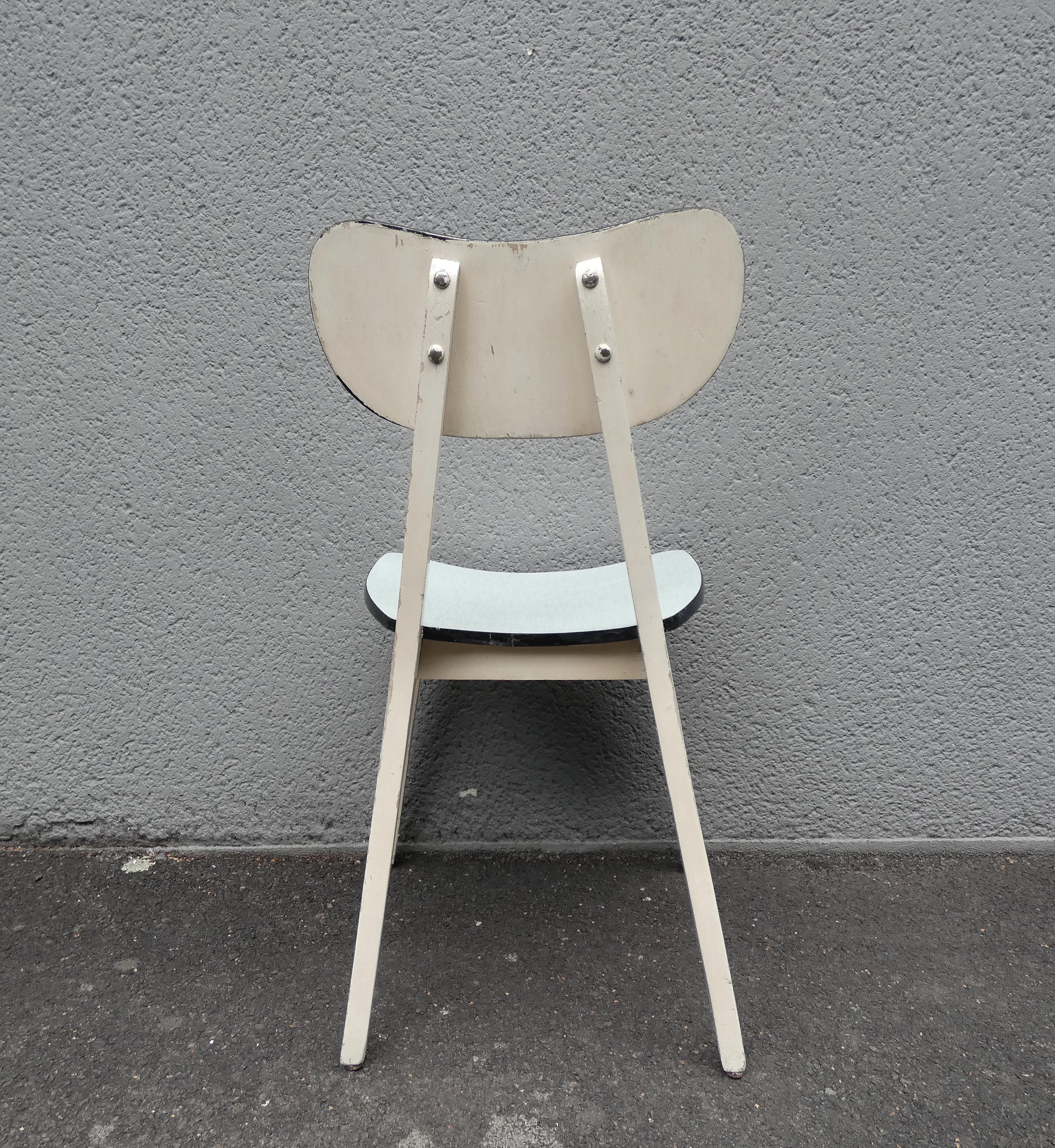 Water green formica chair