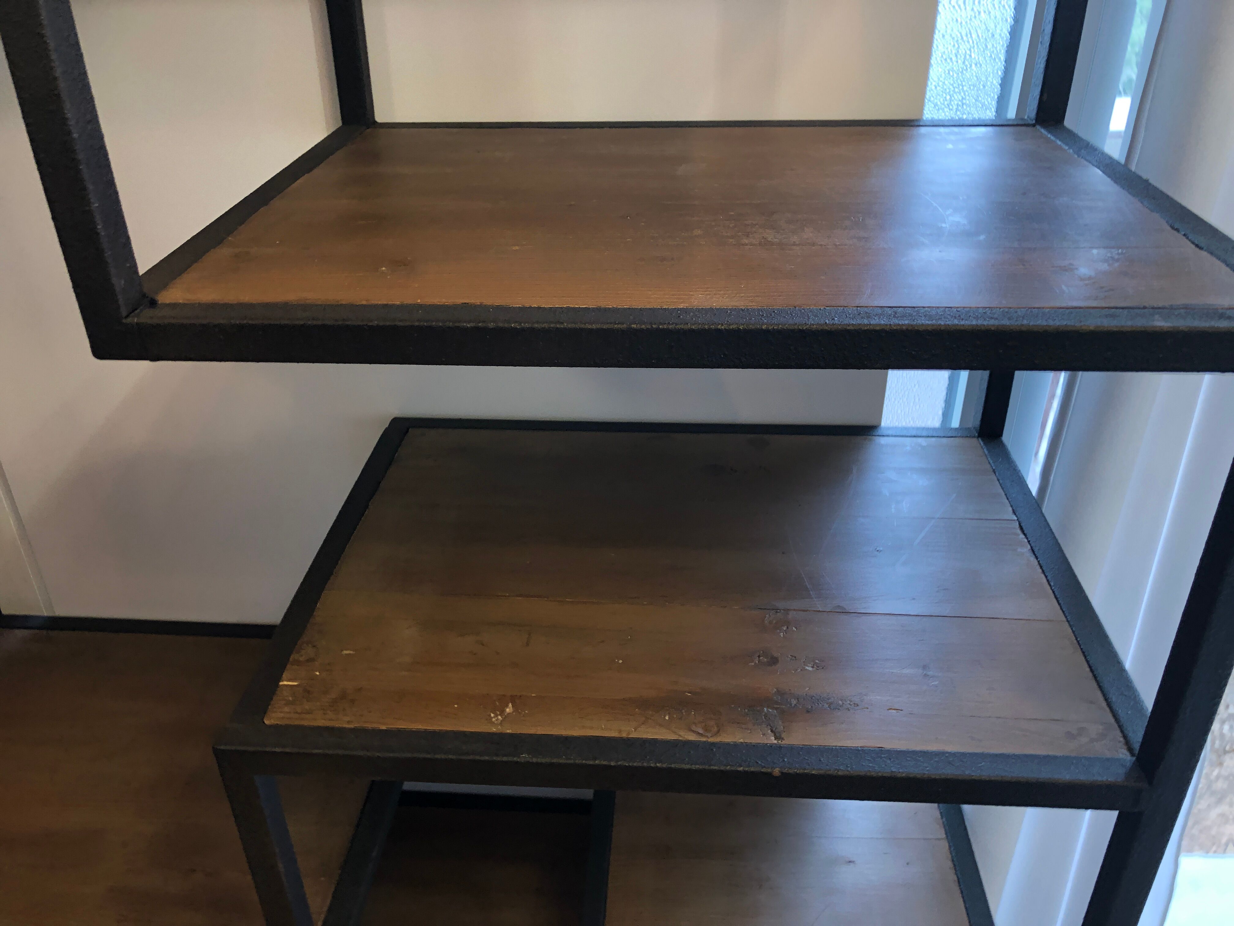 Industrial library shelf