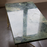 Green marble coffee table