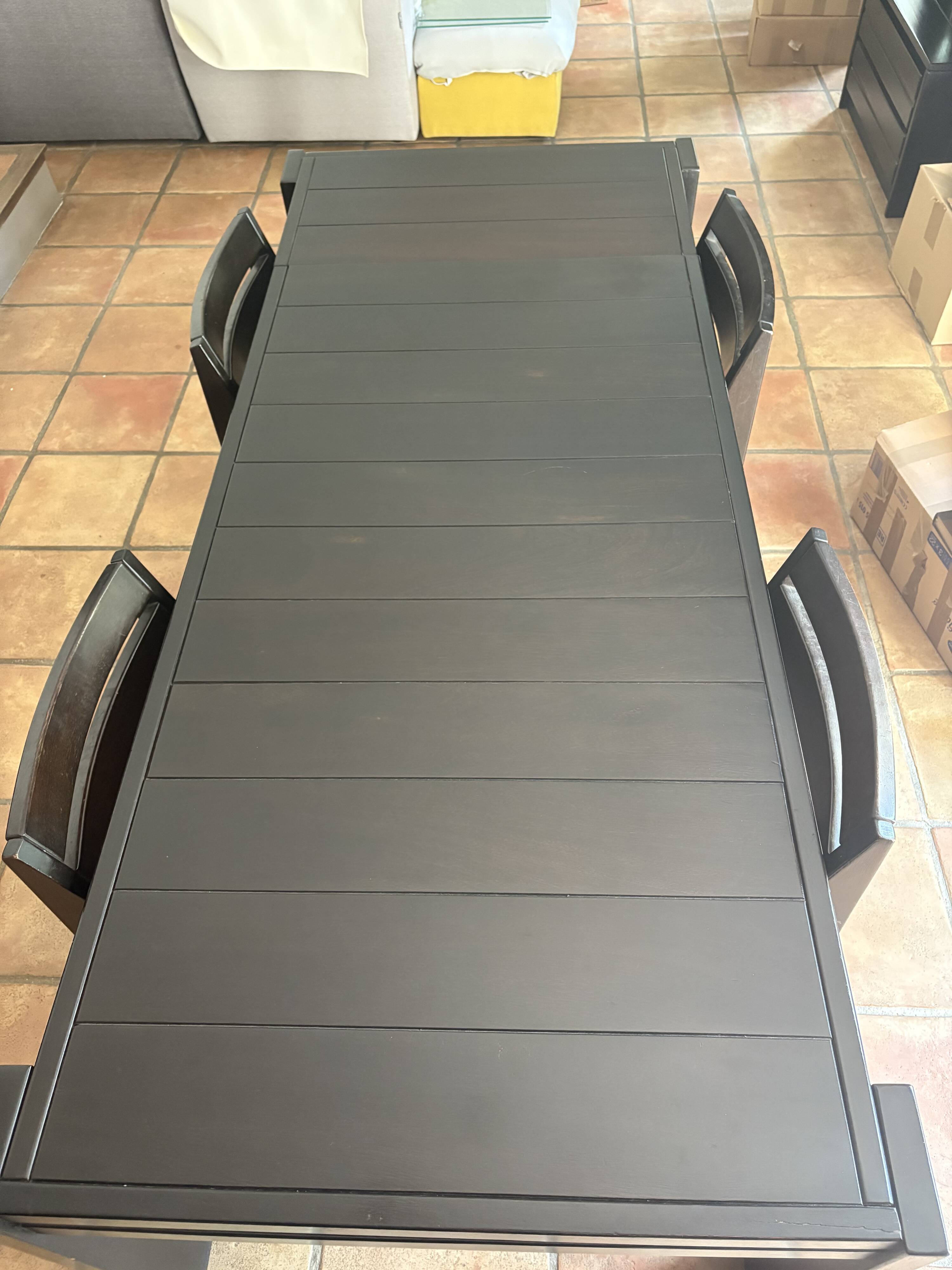 Dining Table Maison Regain in Iroko Wood sold individually