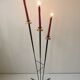 Lamppost in candlelight 50s vintage 1950 to restore