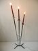 Lampadaire à chandelles années 50 vintage 1950 à restaurer