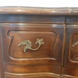 Louis XV style chest of drawers - 2 drawers - Curved feet - 1980s