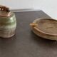 Ashtray and lighter in perfect condition made of onyx.