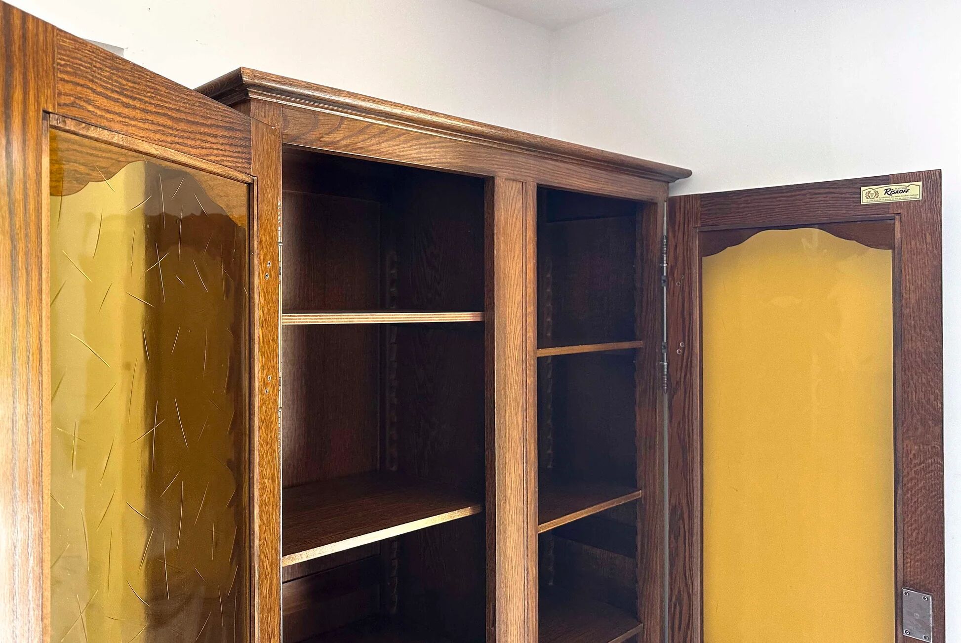 Solid oak library - Riskoff brand