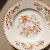 8 assiettes plates Sarreguemines décor Minton