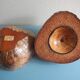 vintage ice bucket coconut Nocodaf Abidjan 70s