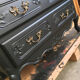 Commode vintage noire