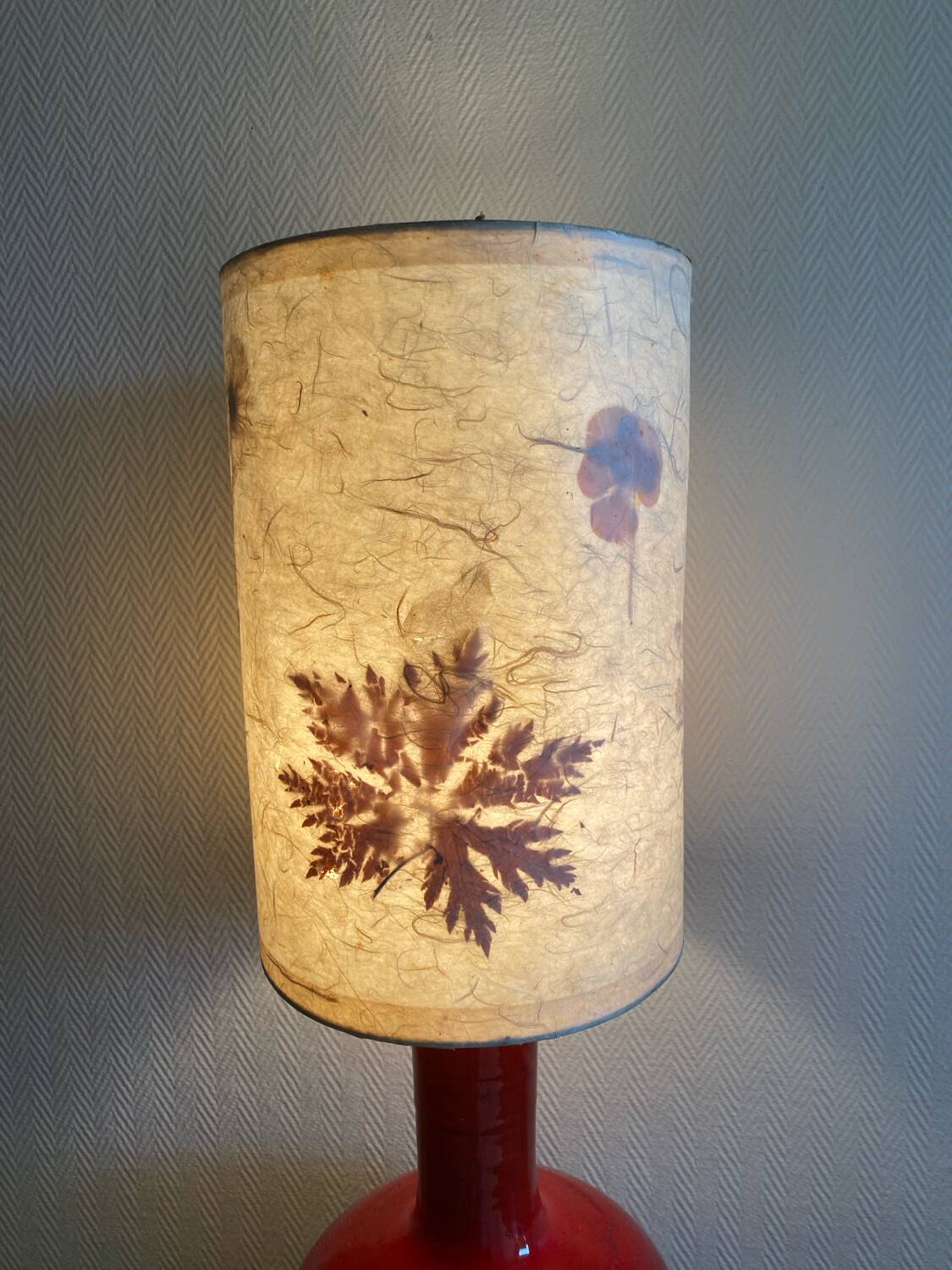 Vintage ceramic lamp from the 70s