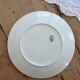 Assiette à dessert vintage terre de fer Onnaing – Décor géométrique