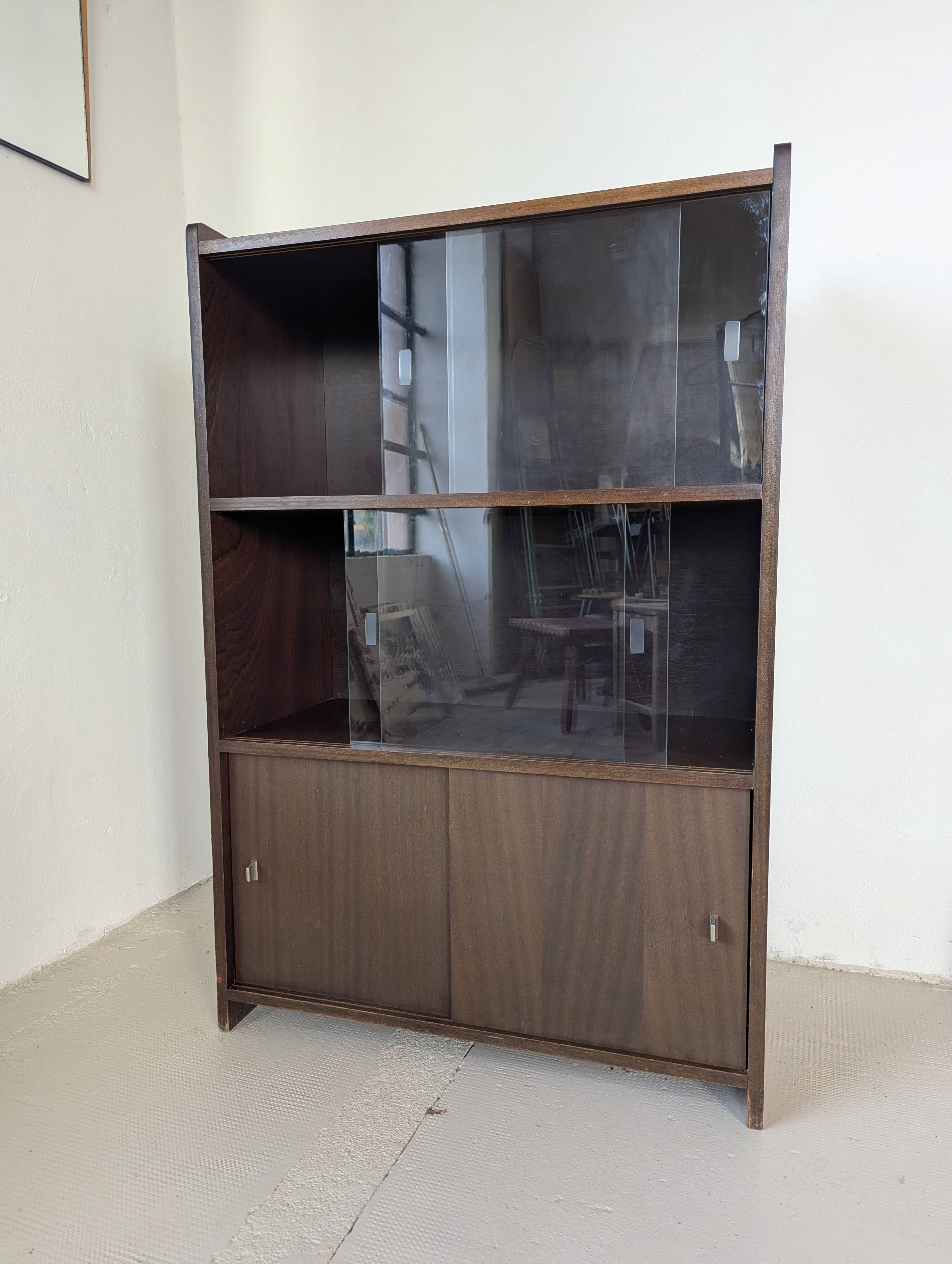 Bibliothèque , vitrine vintage