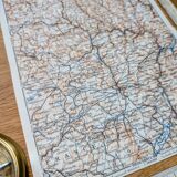 Printed in 1910, Luxembourg and its surroundings.