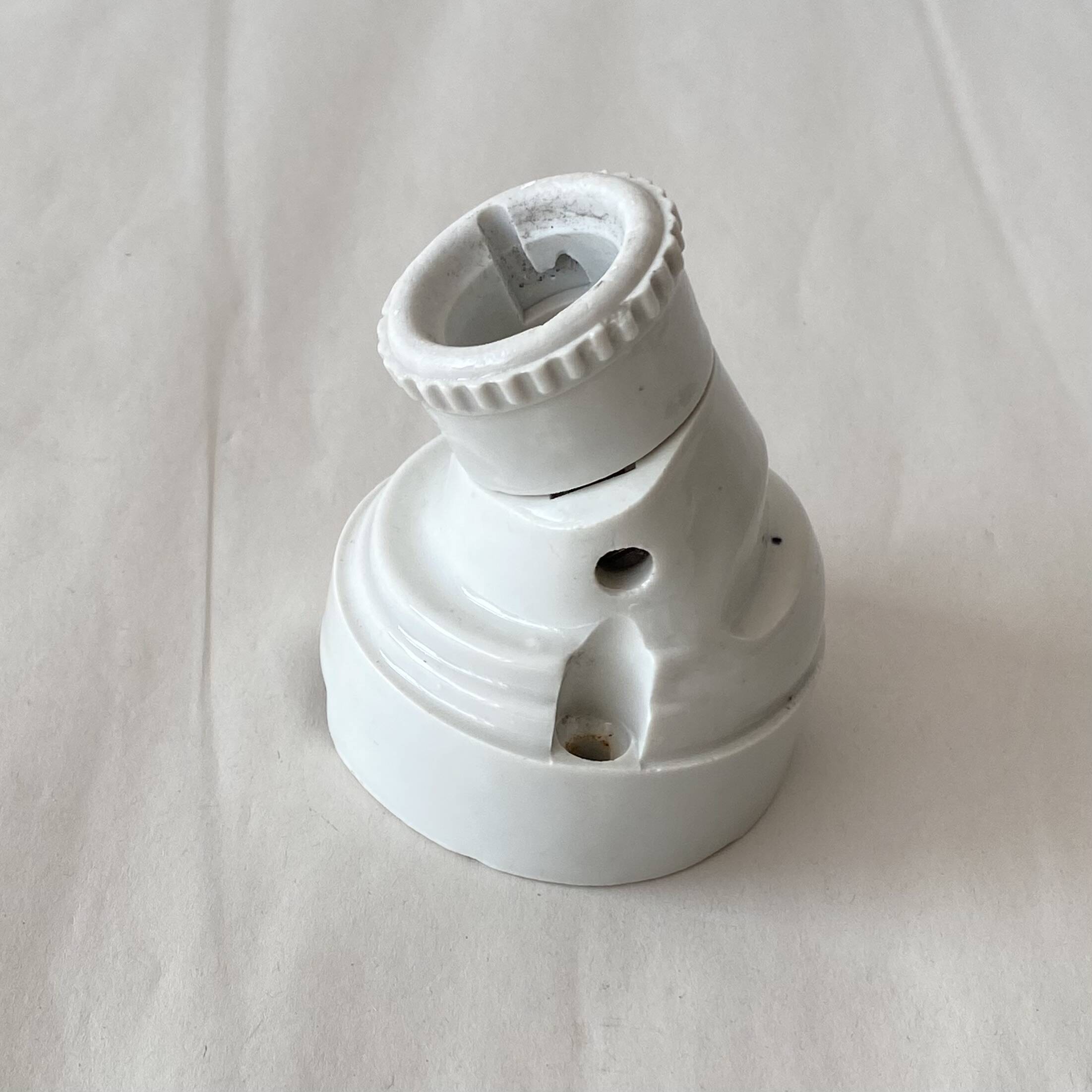 Ceramic wall light porcelain garage workshop antique lighting fixture