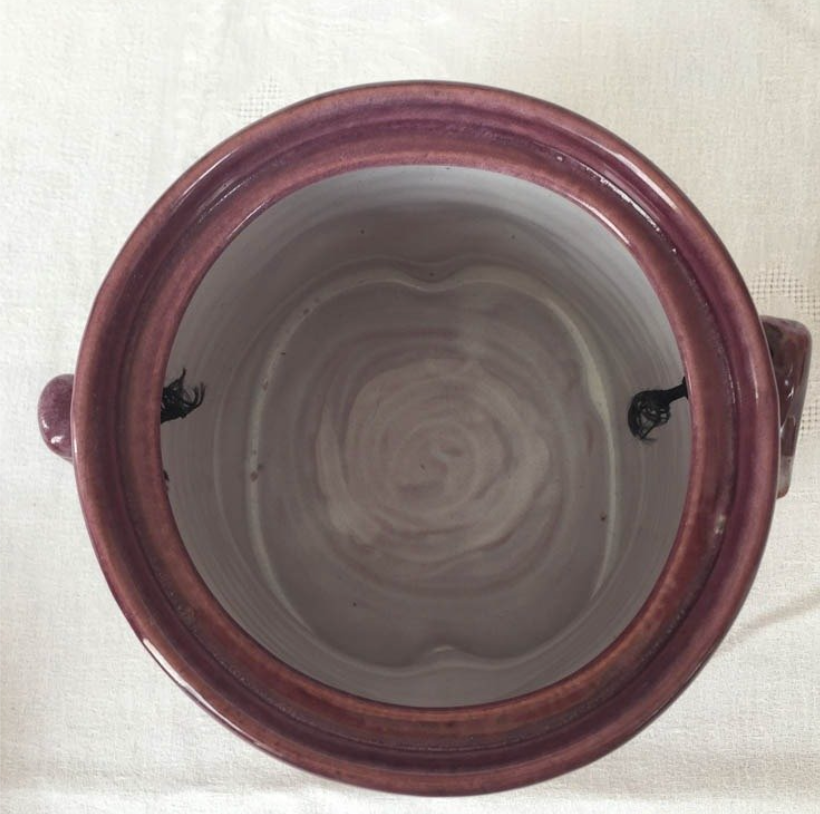 French Cloutier Frères Earthenware Jar, 1960s