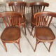 Suite of 4 chairs bistro 5 bars