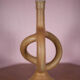 Vase terre cuite brutaliste