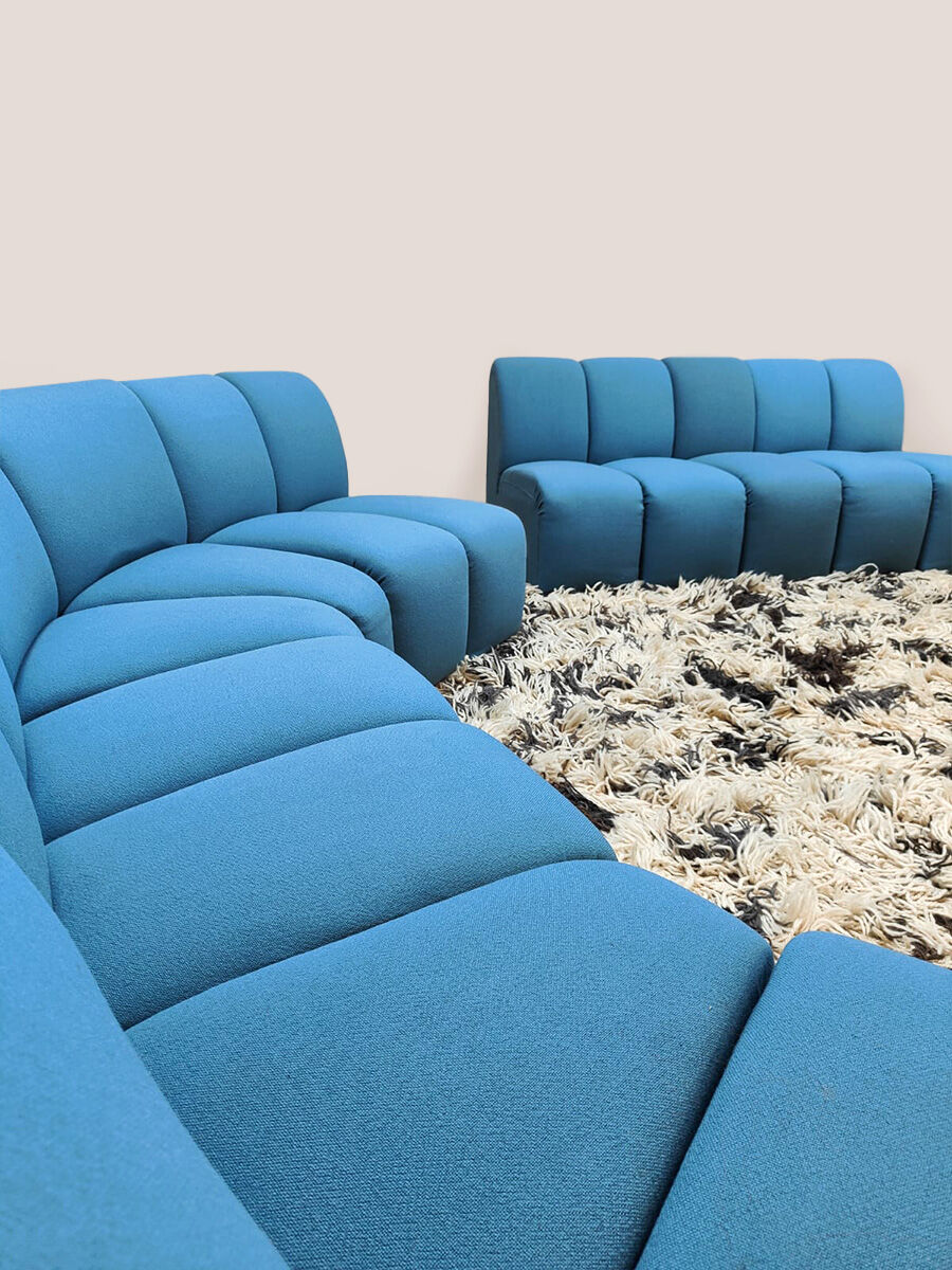 Rare Dutch vintage design modular 'Mississippi' sofa Pierre Paulin Artifort