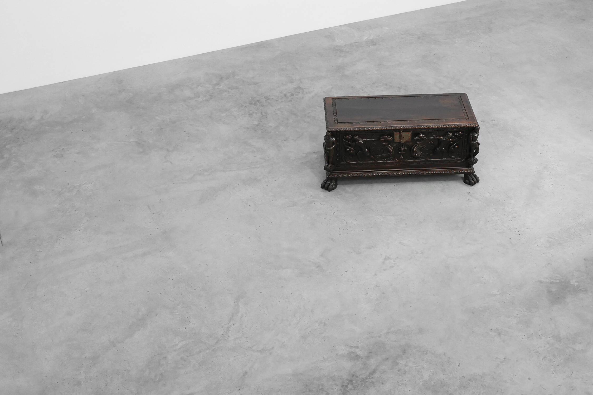 French Neo‑Renaissance Oak Blanket Chest, 19th Century